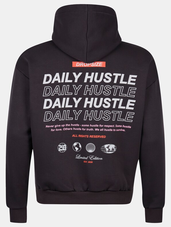 Heavy Oversize Daily Hustle Hoodies-6