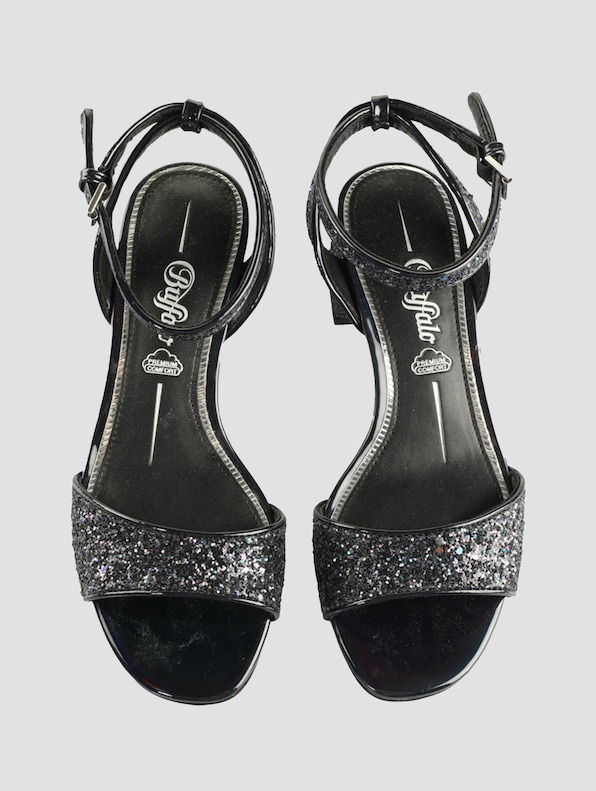 Buffalo Rainelle Vegan Glitter Sneakers-2