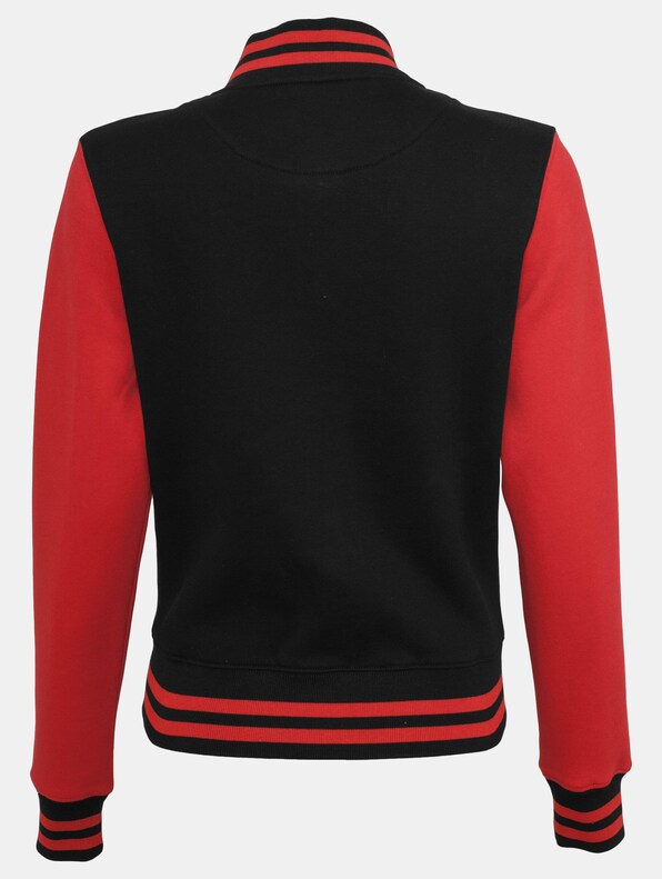 Ladies Sweat College Jacket-1