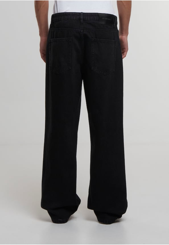 Adrik Basic Baggy Jeans-1