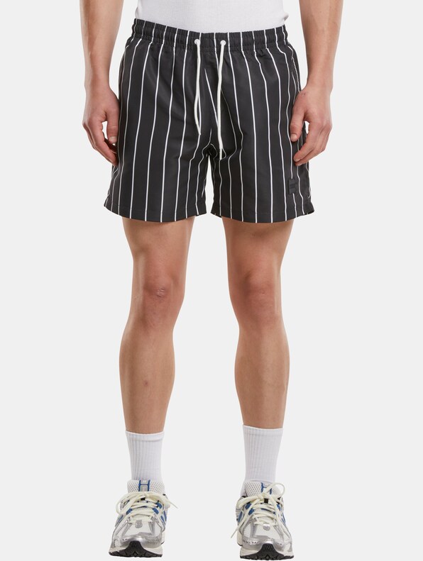 Urban Classics Stripe Swim Shorts-3