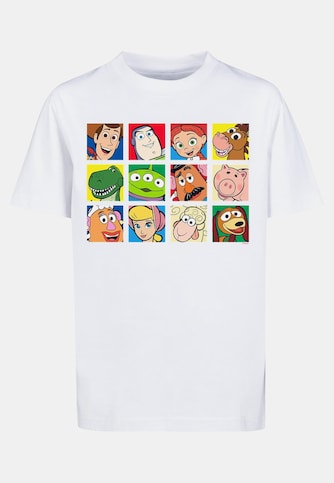 Disney Toy Story Character Squares with Kids Basic Tee