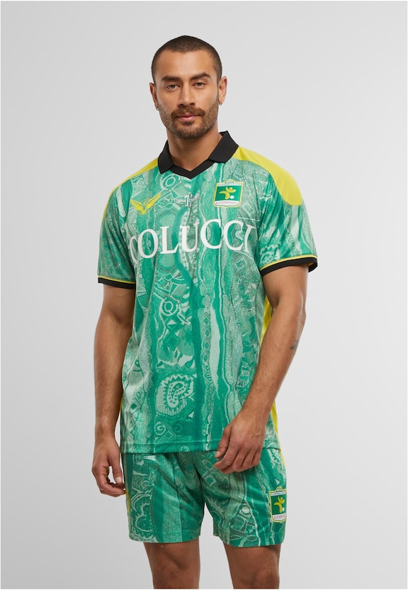 POLO NECK SOCCER JERSEY COLOR BLOCK-0