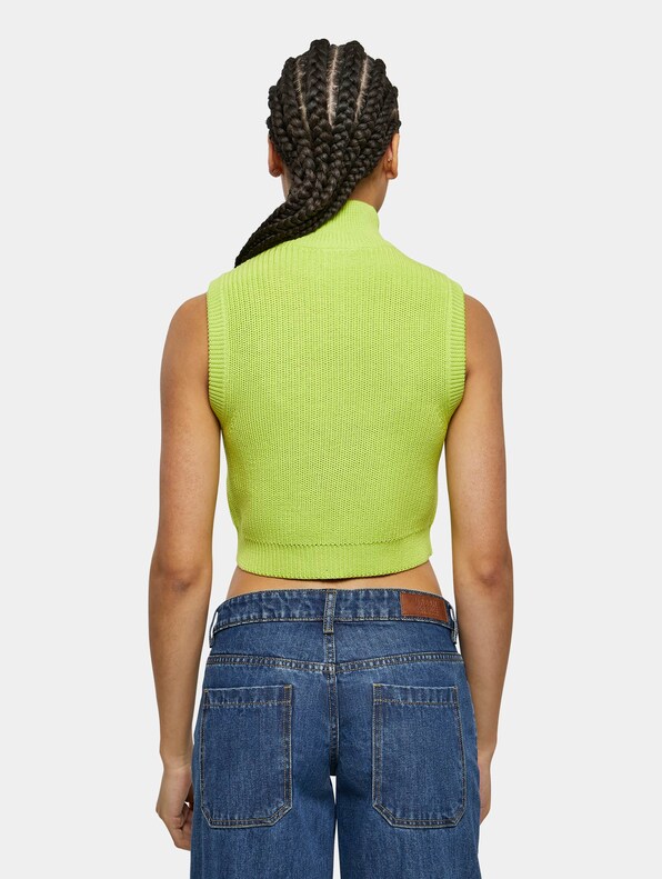 Ladies Short Knit Vest-1