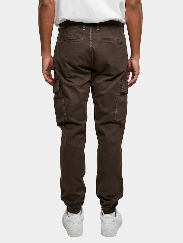 Washed Cargo Twill Jogging-1