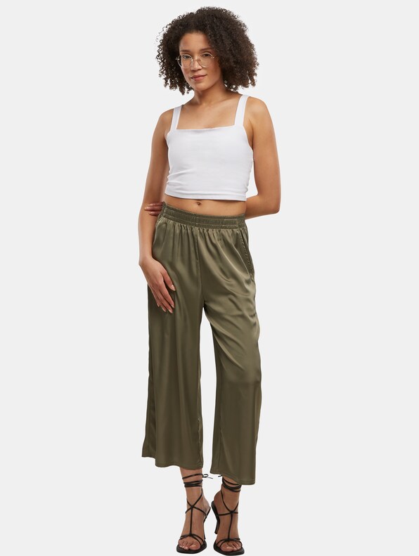 Ladies Satin Wide Leg -3