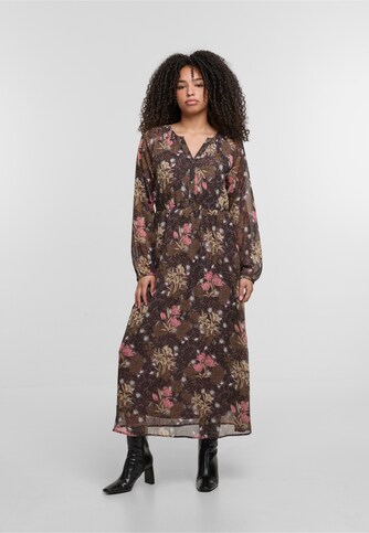 ONLY Damen Midi V-Neck Chiffon