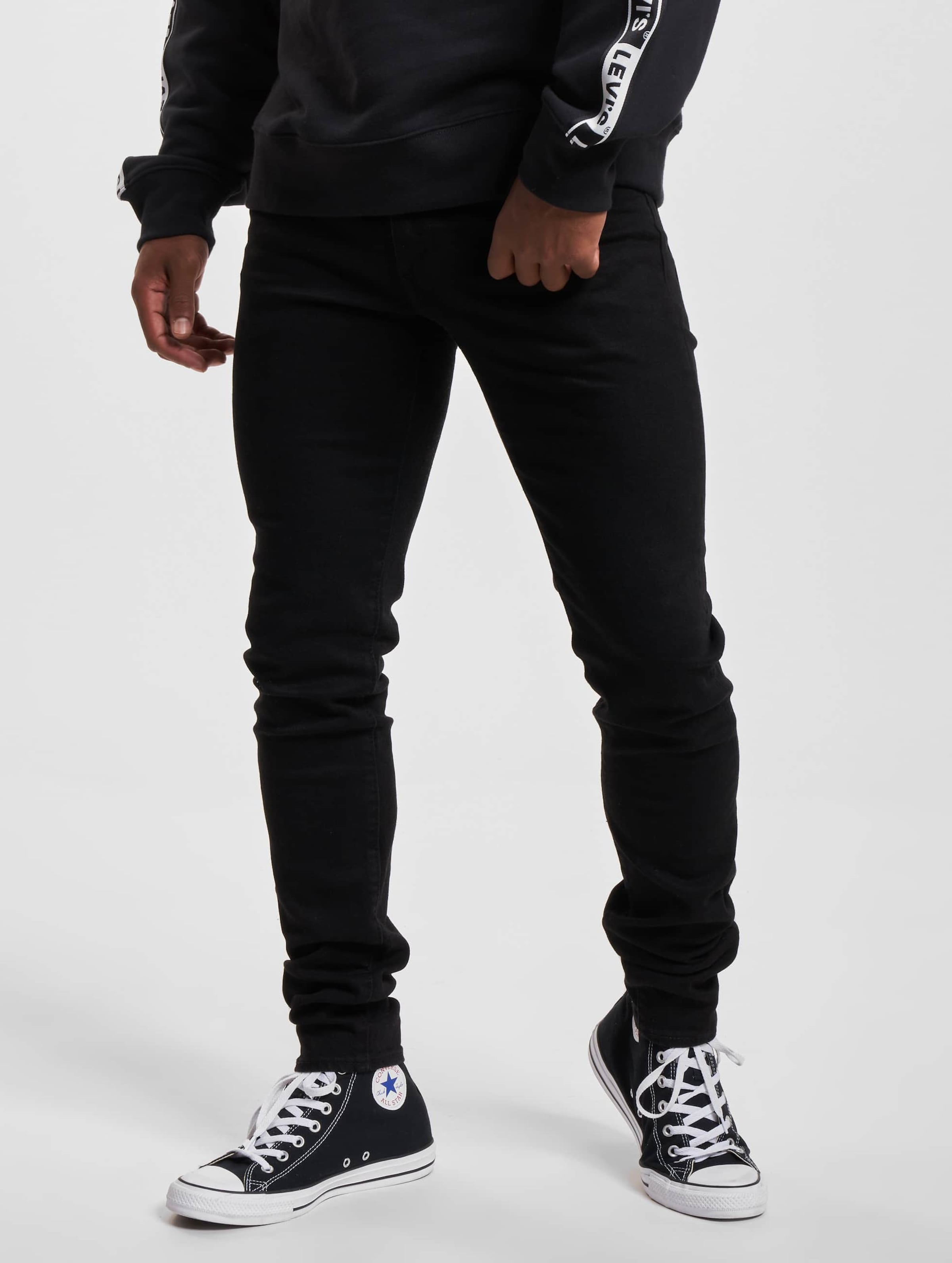 Black levi skinny jeans cheap mens