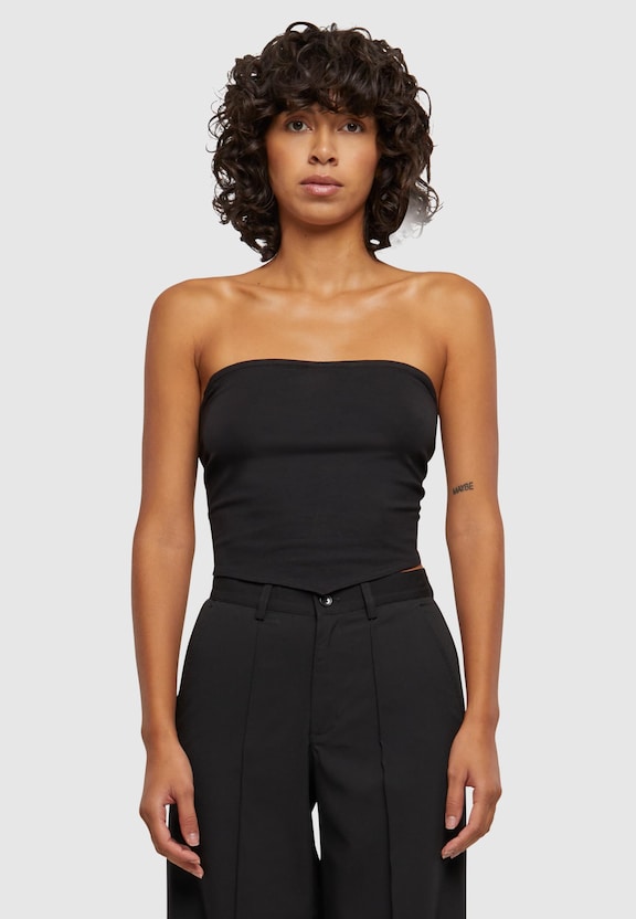 Ladies Knotted Bandeau Top-1