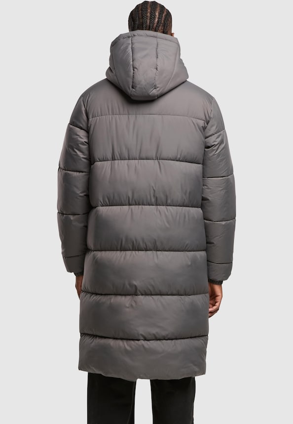 Mens Long Puffer Coat-1