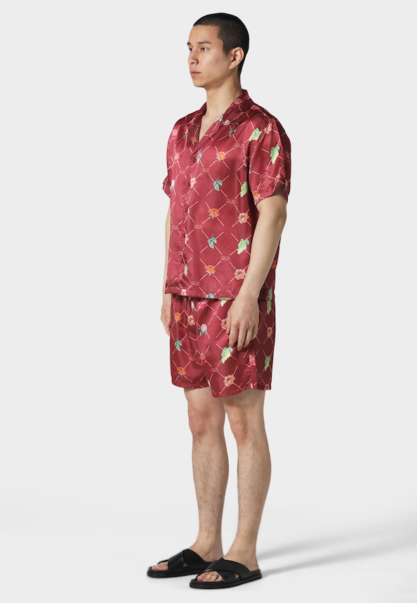 FRUIT MONOGRAM CUBAN  SHIRT-6