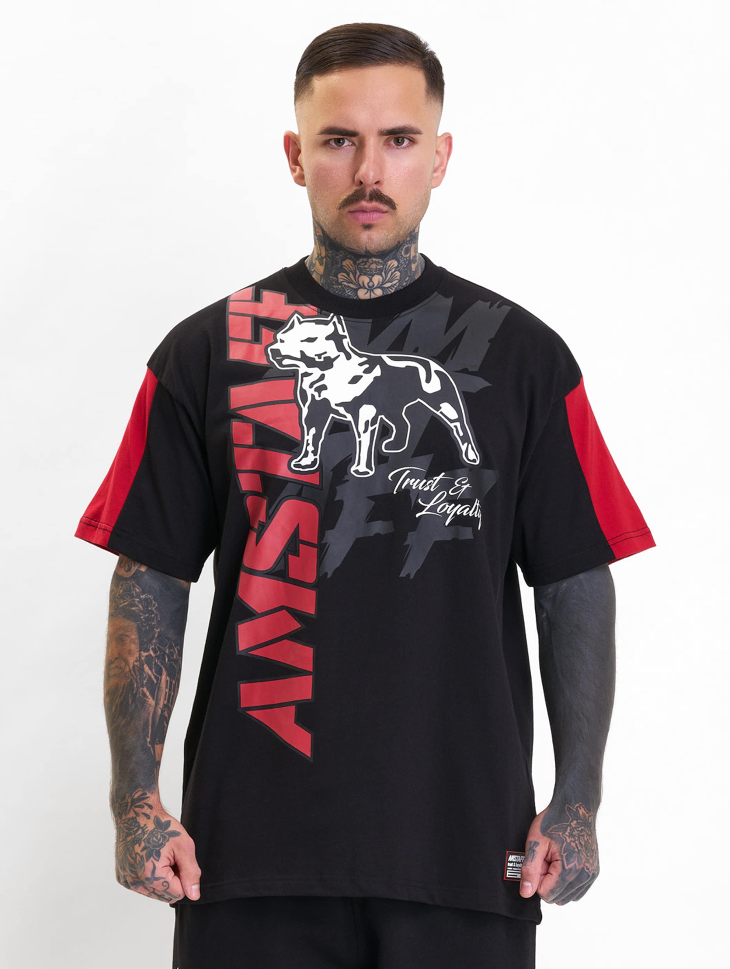 Amstaff Gorro T-Shirts Mannen op kleur zwart, Maat XL