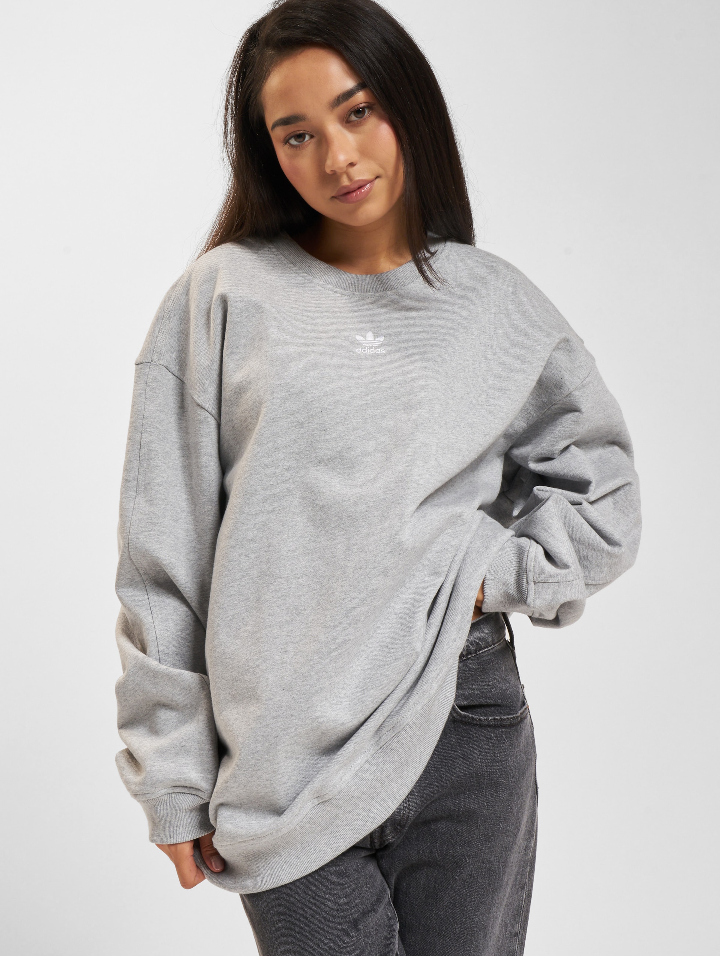 adidas Originals Essential Pullover Frauen,Unisex op kleur grijs, Maat XS