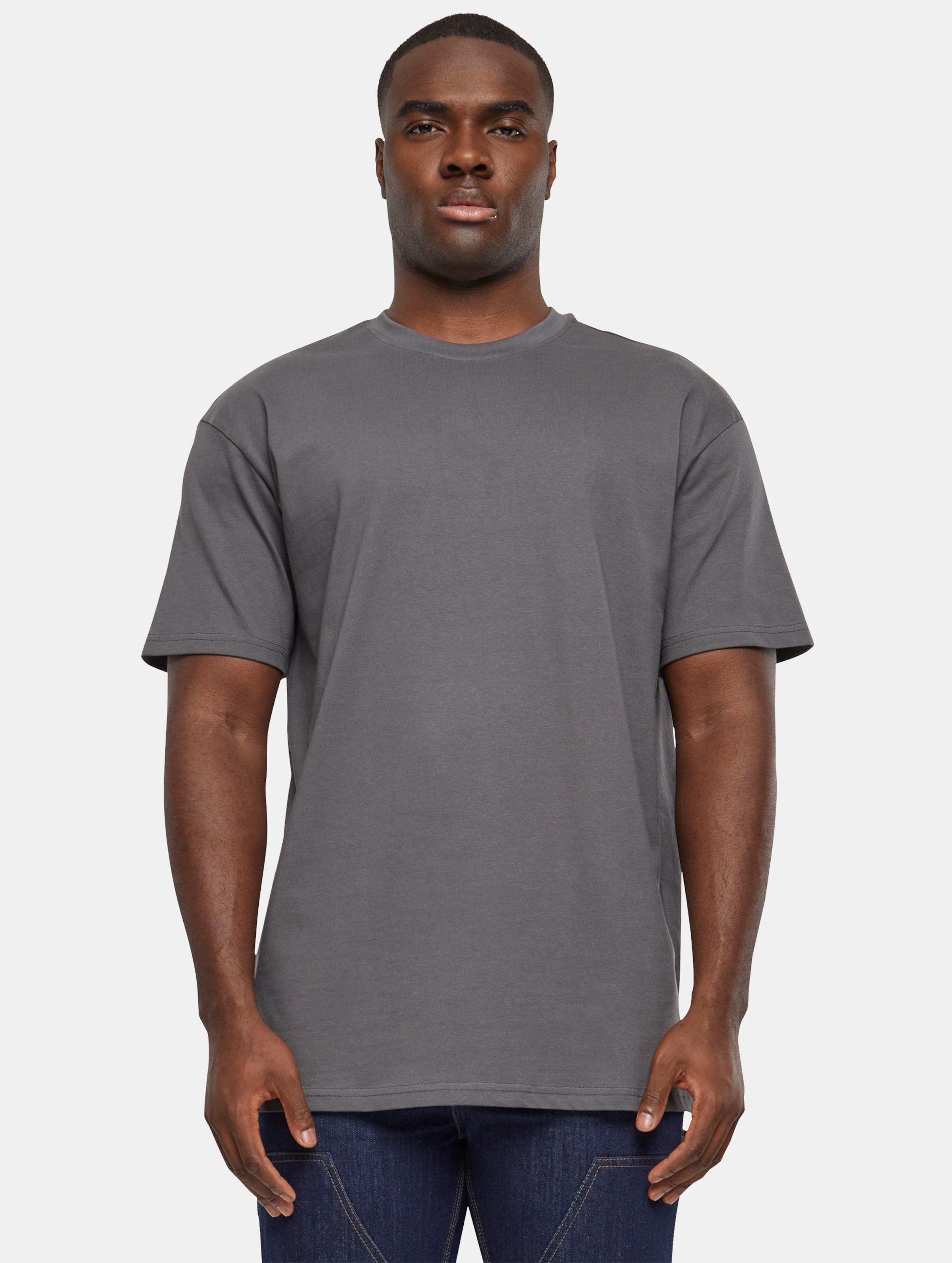 Urban Classics - Heavy Oversized Heren T-shirt - L - Grijs