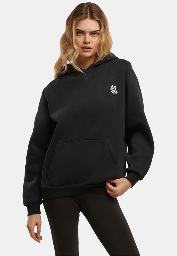 Flying Butterfly EMB Fluffy Hoody-0