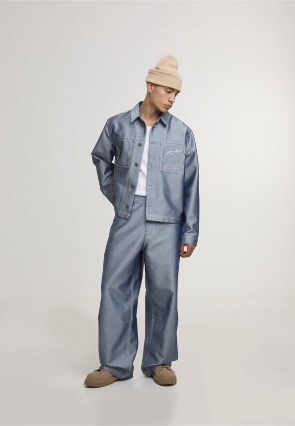 OG Silver Relaxed Baggy Jeans-4