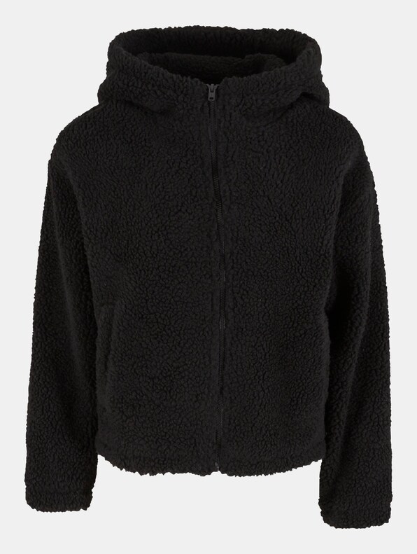 Ladies Short Hooded Sherpa-4