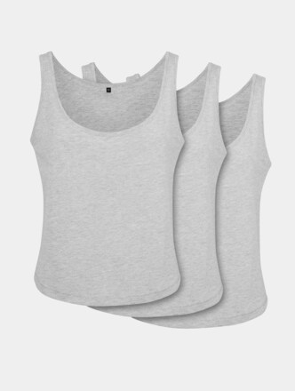 Ladies Oversized Tanktop 3-Pack