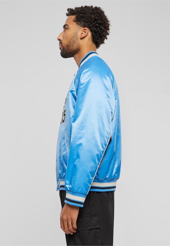 FM241-012-1 Fubu Varsity Satin Raglan Bomber Jacket-2
