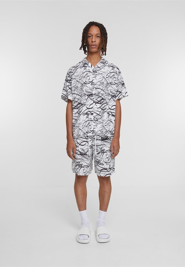 Viscose AOP Resort Shorts-4