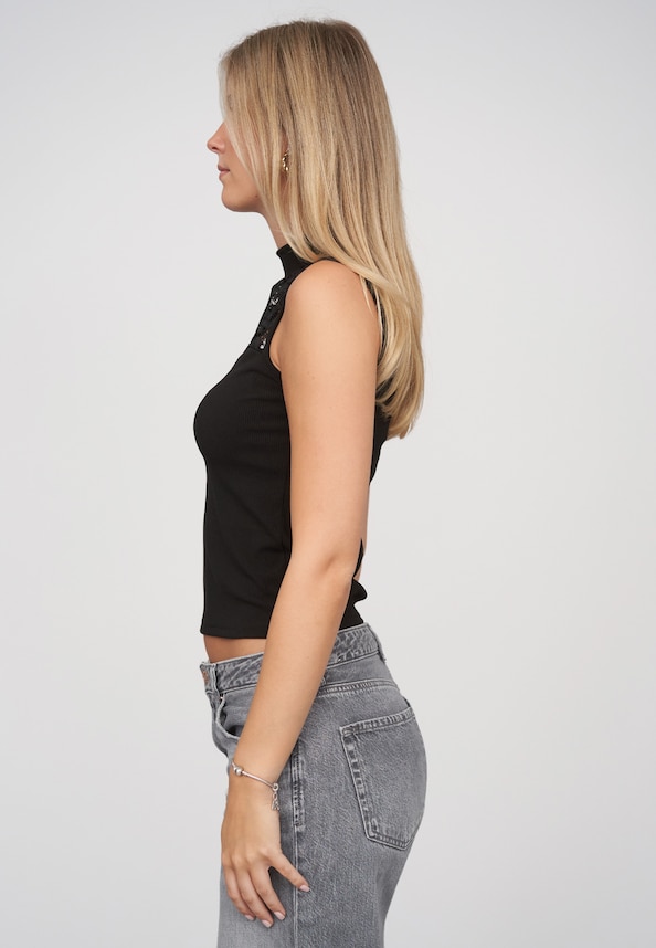 Lace Choker Top-2