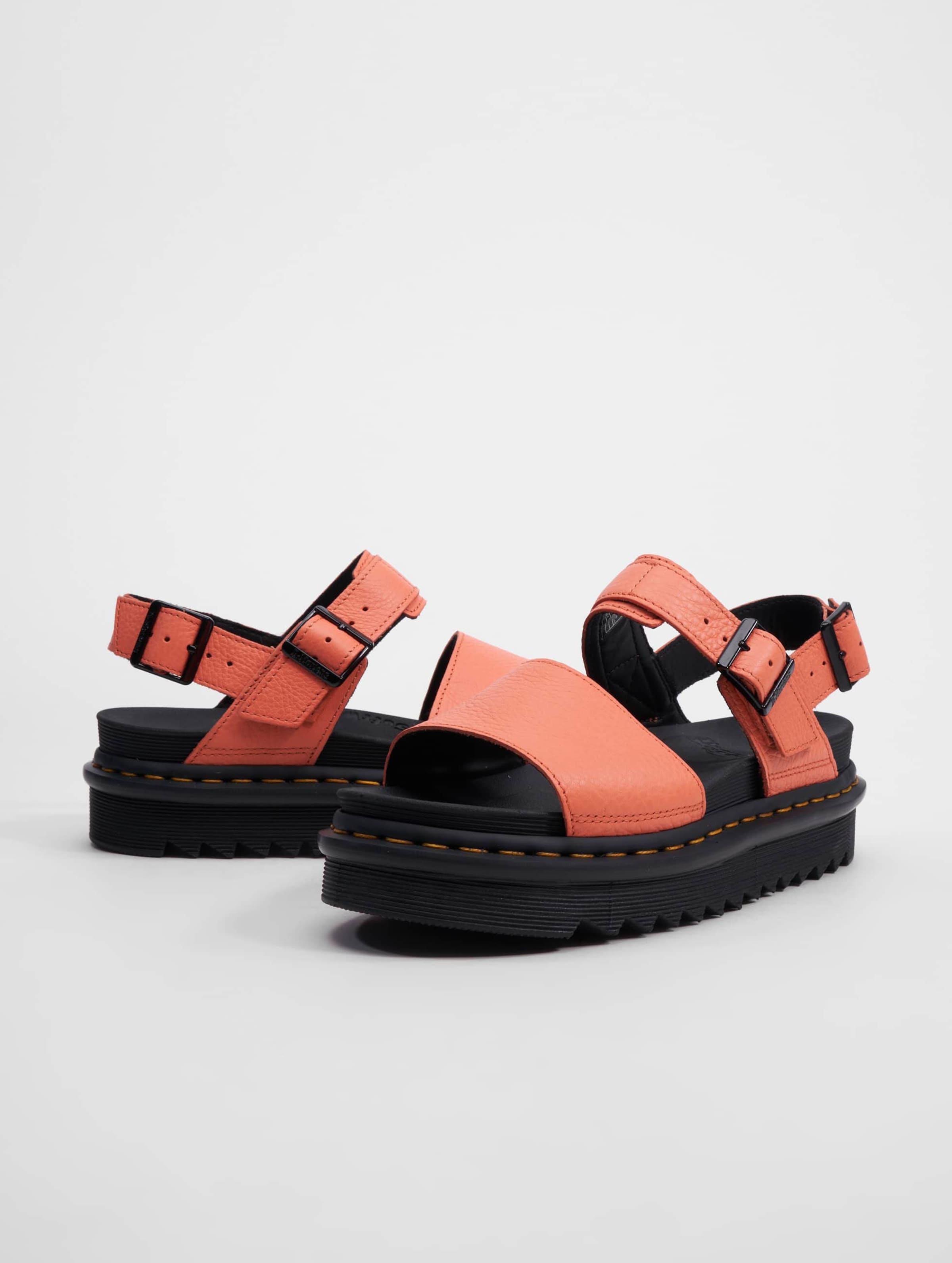 Black dr marten sandals online