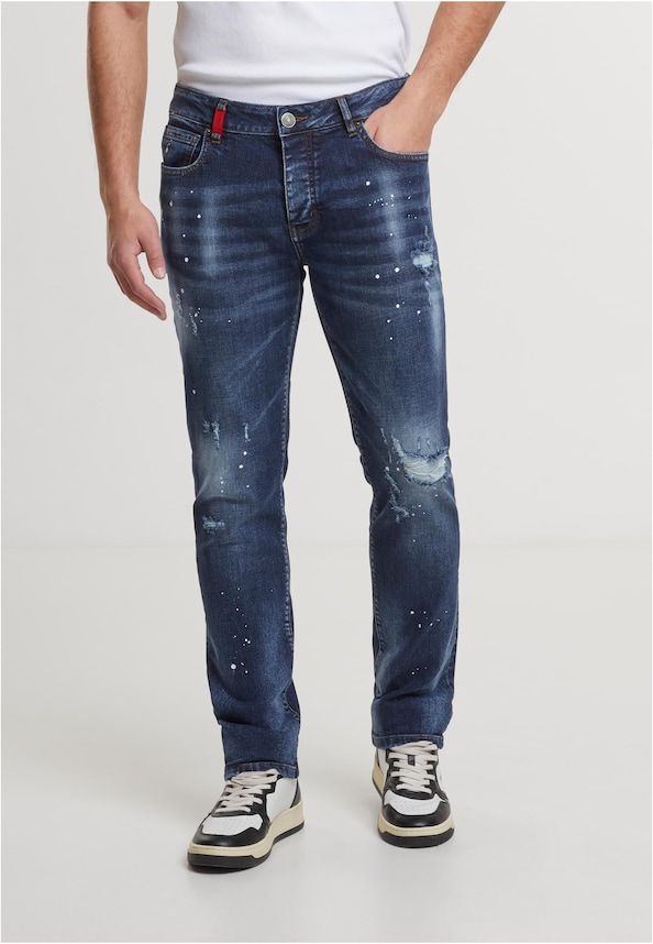 CARLOS DESTROYED SLIM FIT JEANS-0
