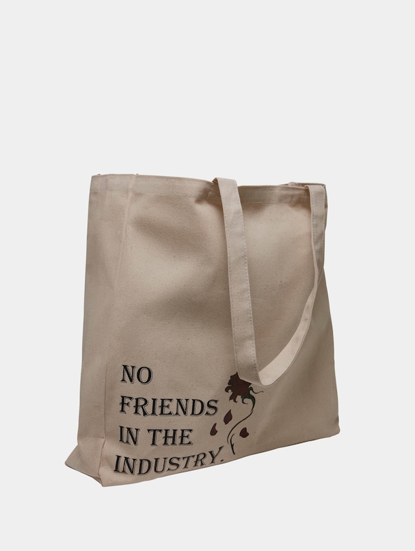 Mister Tee No Friends Oversize Canvas Tote Bag-2