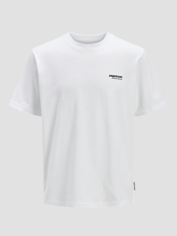 Jack & Jones Chrome Silvrn Print T-Shirts-0