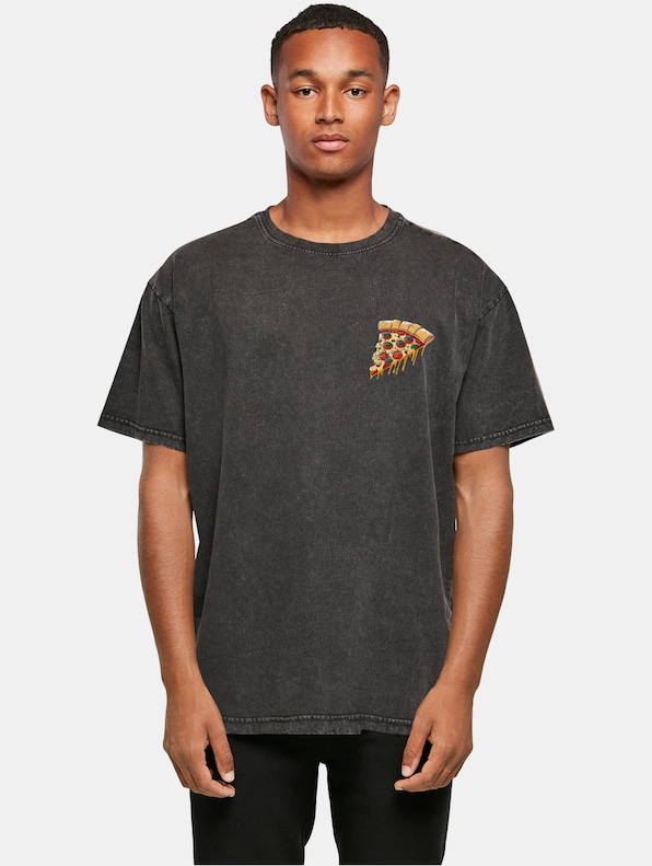 Pizza Comic Acid Washed Oversized -0