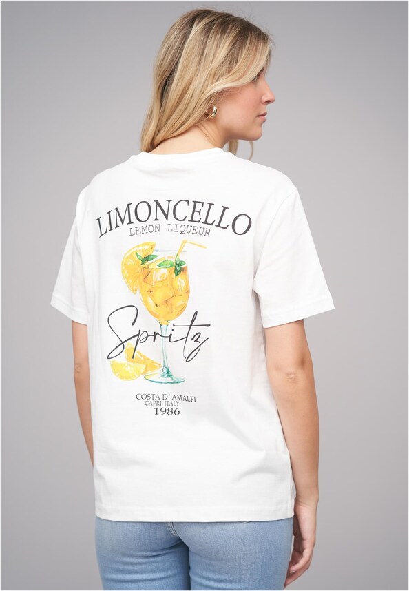 Ladies Limoncello Spritz White Tee-0