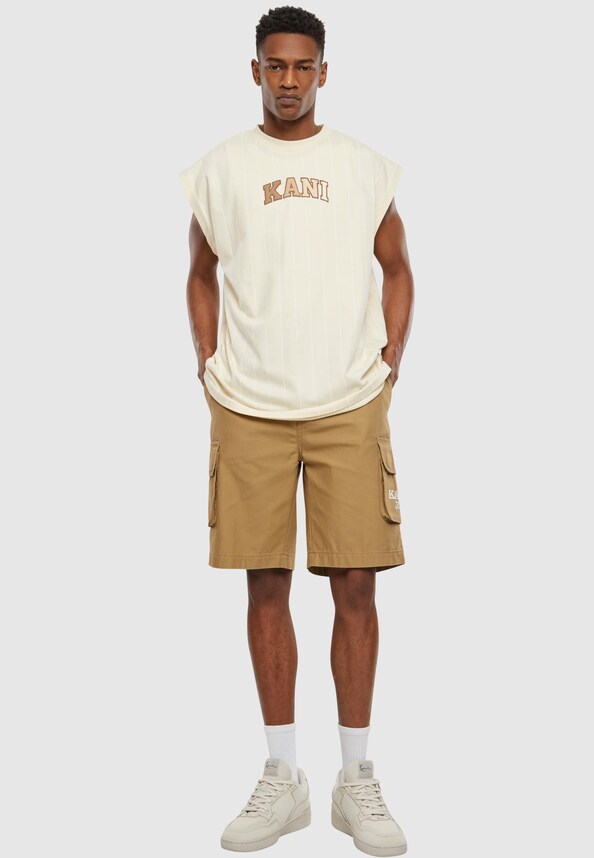 Small Serif Pinstripe Sleeveless -2