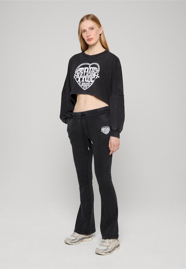 WASHED EMBROIDERED DOLMAN PULLOVER-2