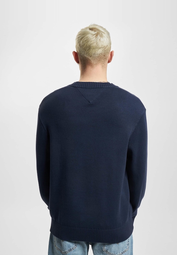 Relaxed Varsity Jacquard Knit-0