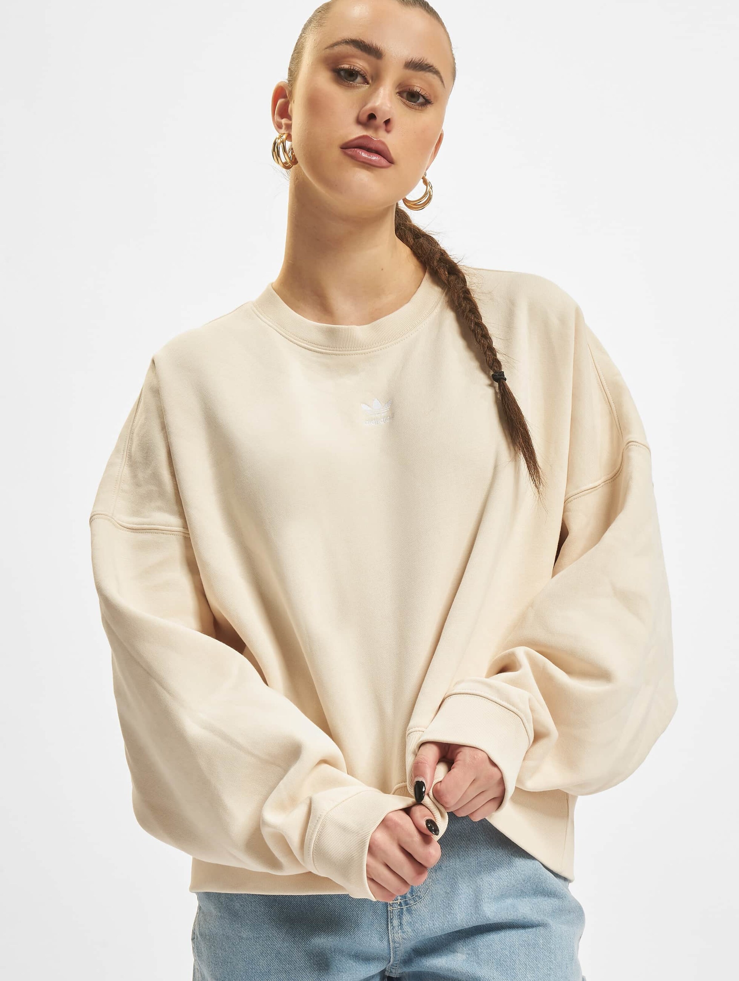 adidas Originals Sweater Vrouwen op kleur beige, Maat 30