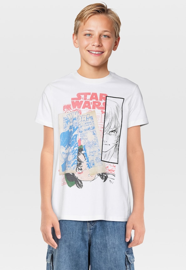 Kids Star Wars Anime Tee-0
