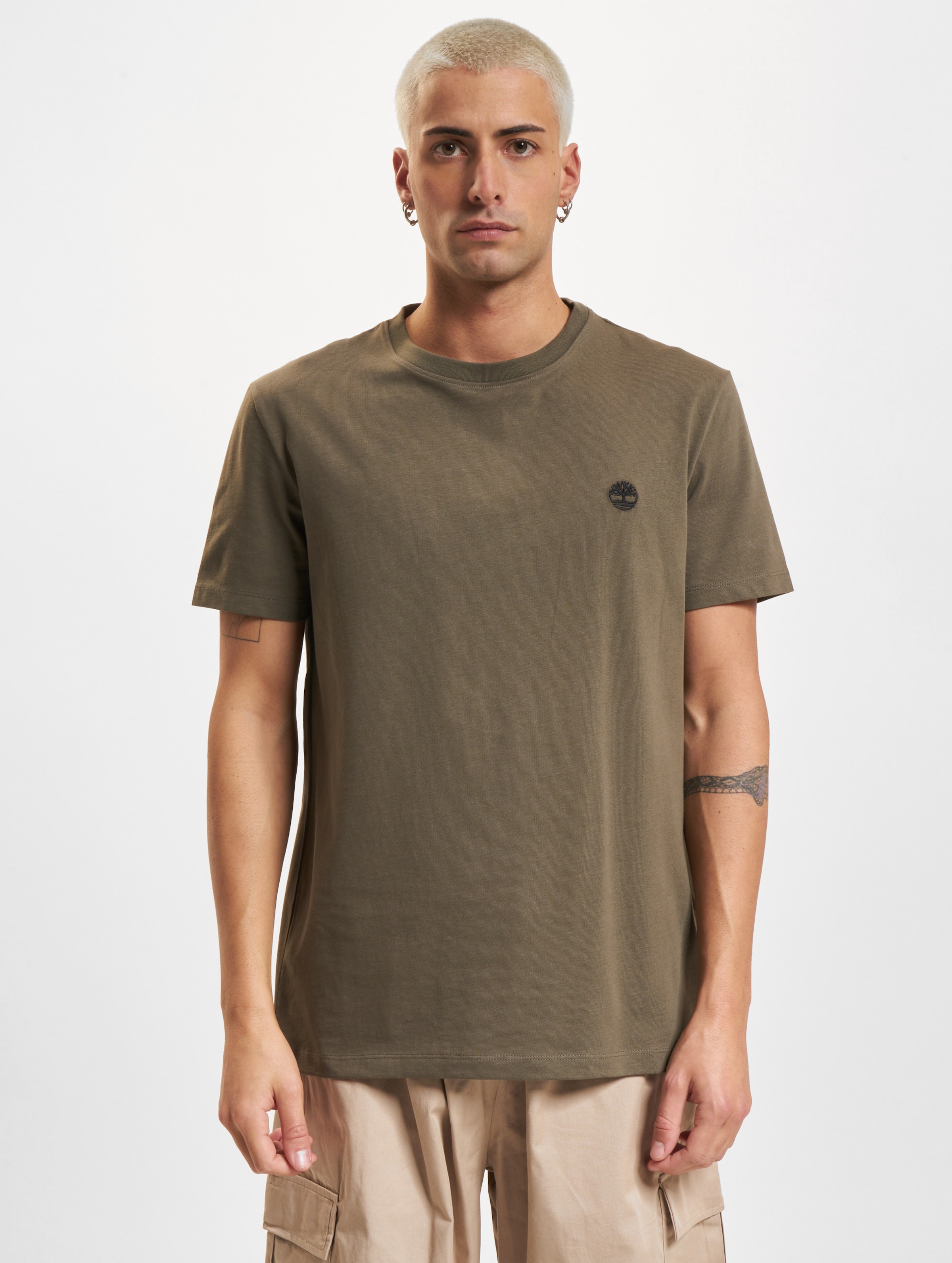 Timberland Short Sleeve T-Shirts Mannen op kleur zwart, Maat 3XL