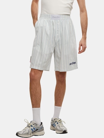 Oversized Striped Short Pants