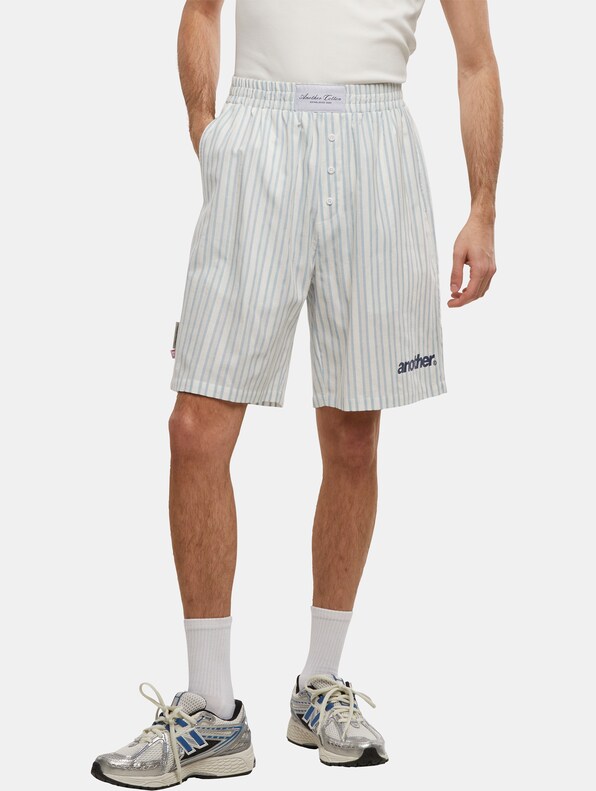 Oversized Striped Short Pants-0