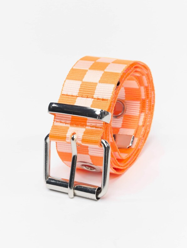 Checker With Eyelets Belt-1