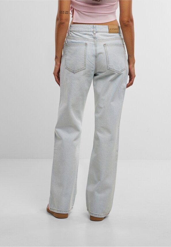 Teya Low Waist Basic Jeans-1