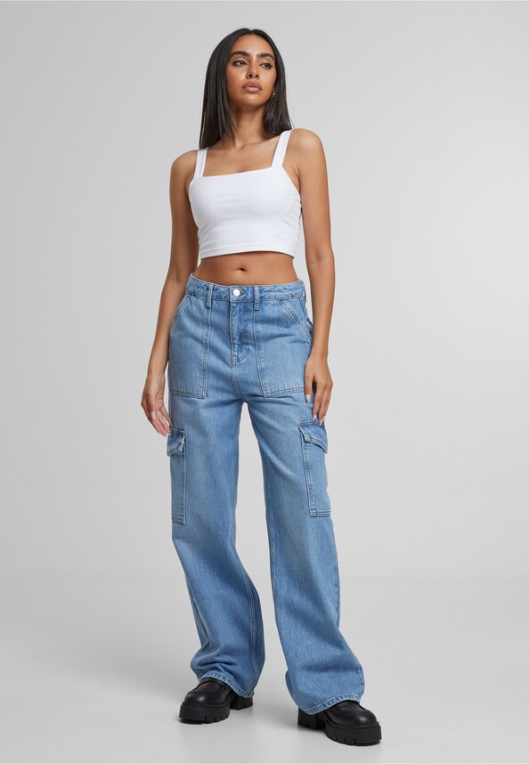 Lona Cargo Jeans-2