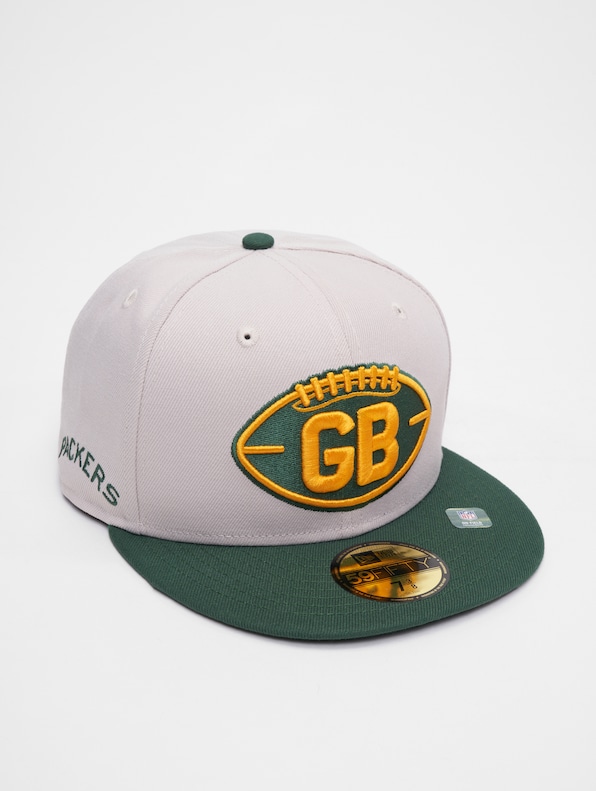 New Era NFL Slhis 59Fifty Green Bay Packers Fitted Caps-1