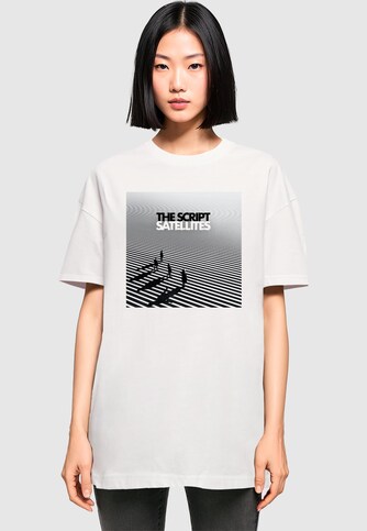 Ladies The Script - Satellites Album Cover Oversized Boyfriend Tee