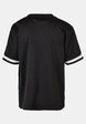 Urban Classics Boys Oversized Stripes Mesh T-Shirt-1