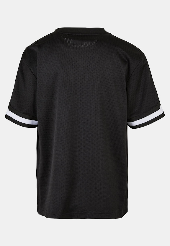 Urban Classics Boys Oversized Stripes Mesh T-Shirt-1