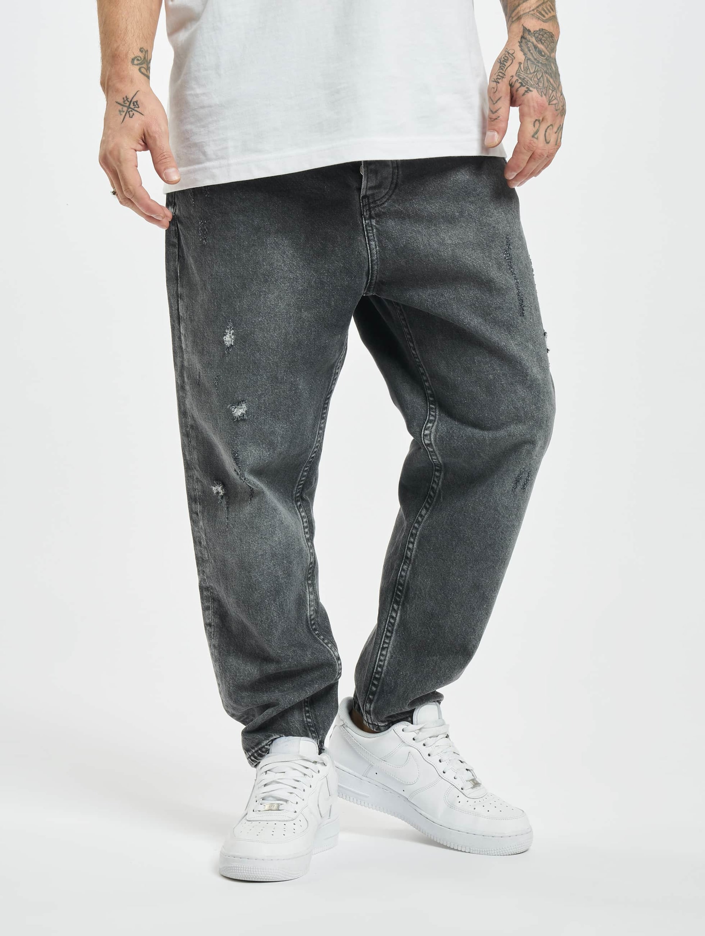 2Y Lucky Loose Fit Jeans Mannen op kleur grijs, Maat 36