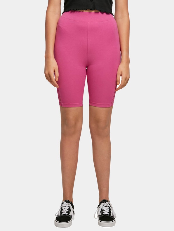 High Waist Lace Inset Cycle-1