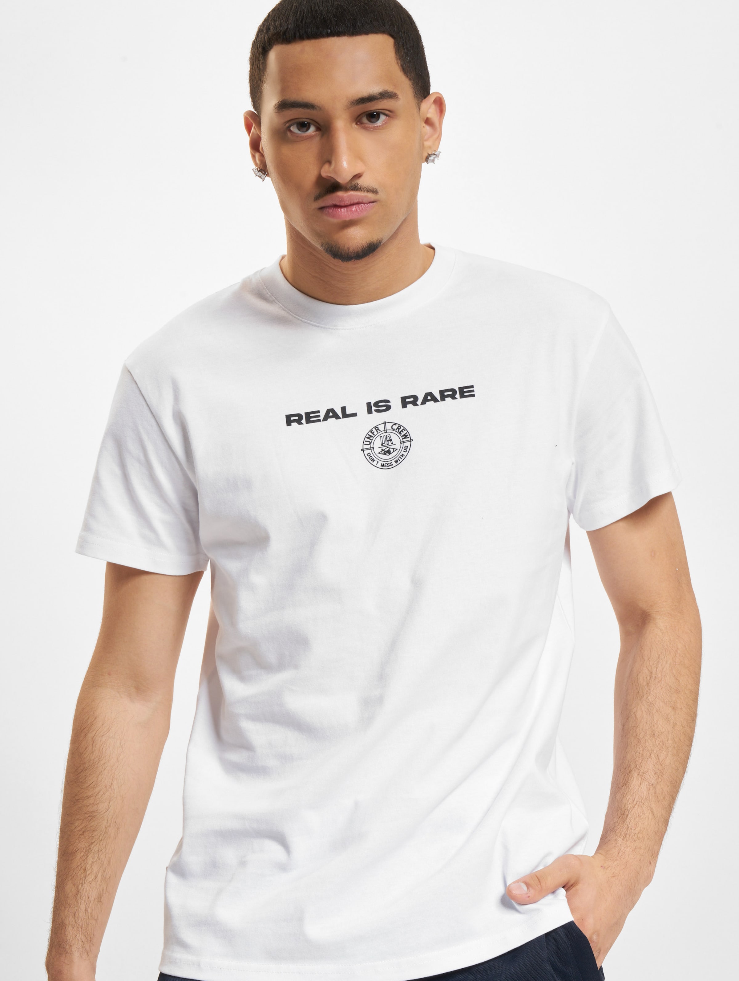 UNFAIR ATHLETICS Real is Rare T-Shirt Männer,Unisex op kleur wit, Maat XXL