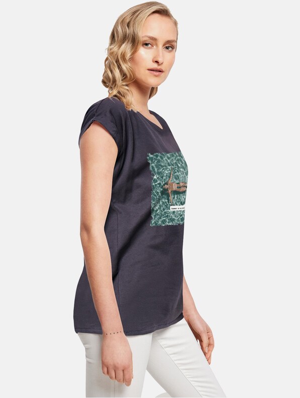 Ladies Summer - On My Mind T-Shirt-3